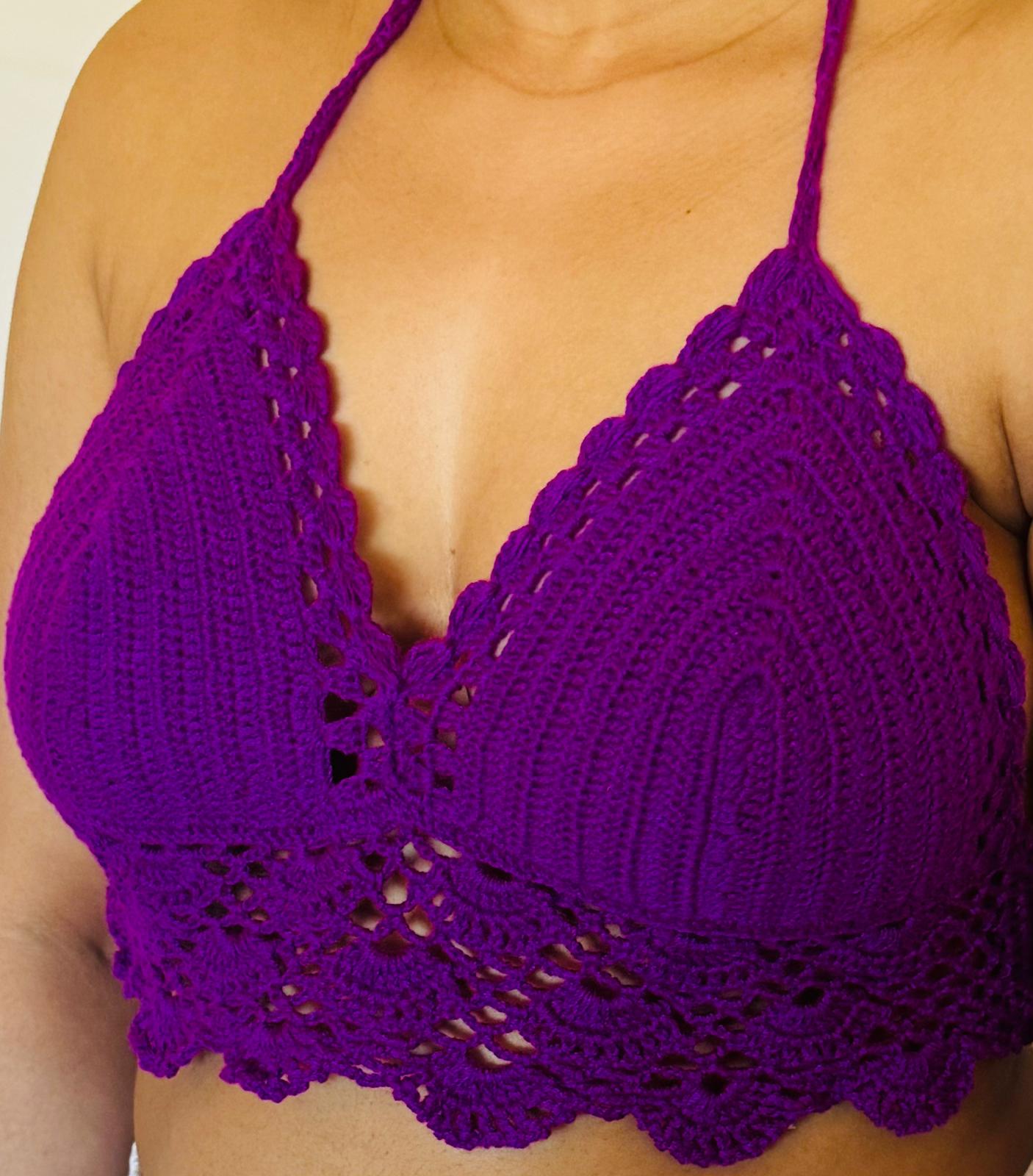 Handmade Crochet Bralette Top