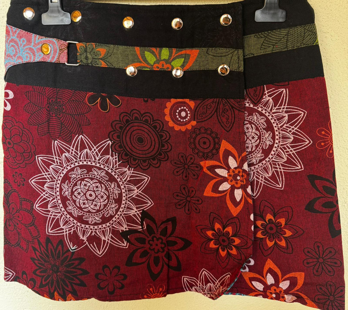 Reversible Handmade Boho Wrap Skirt