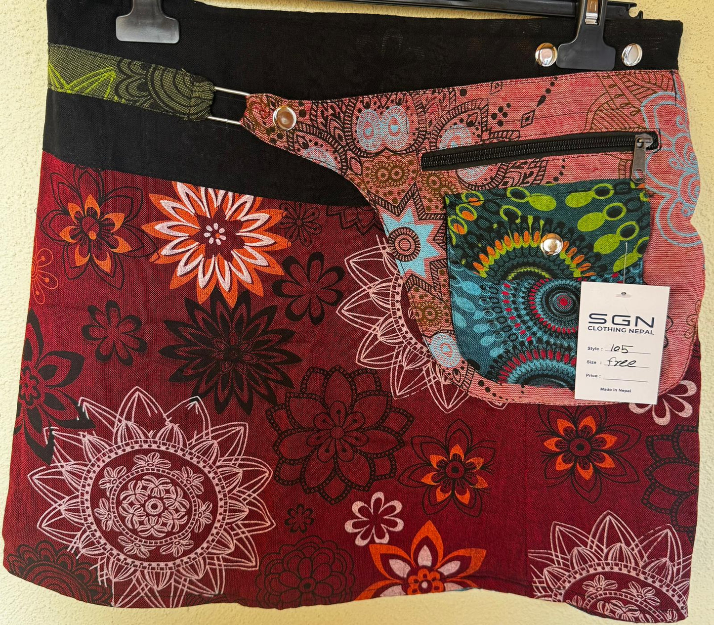 Reversible Handmade Boho Wrap Skirt