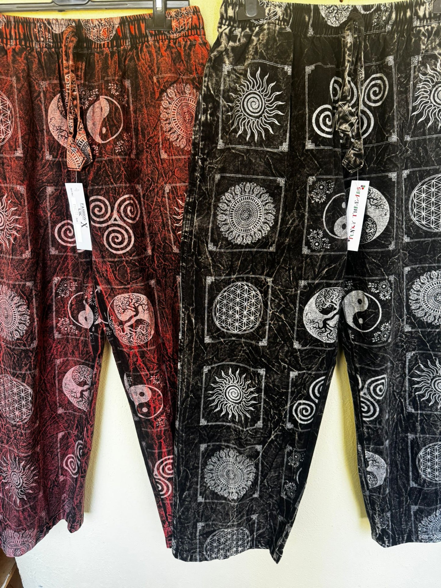Patchwork Cotton Trousers