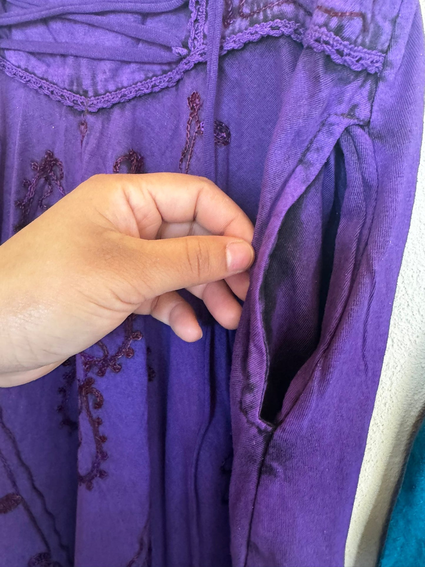 Cotton Skirt with Pockets