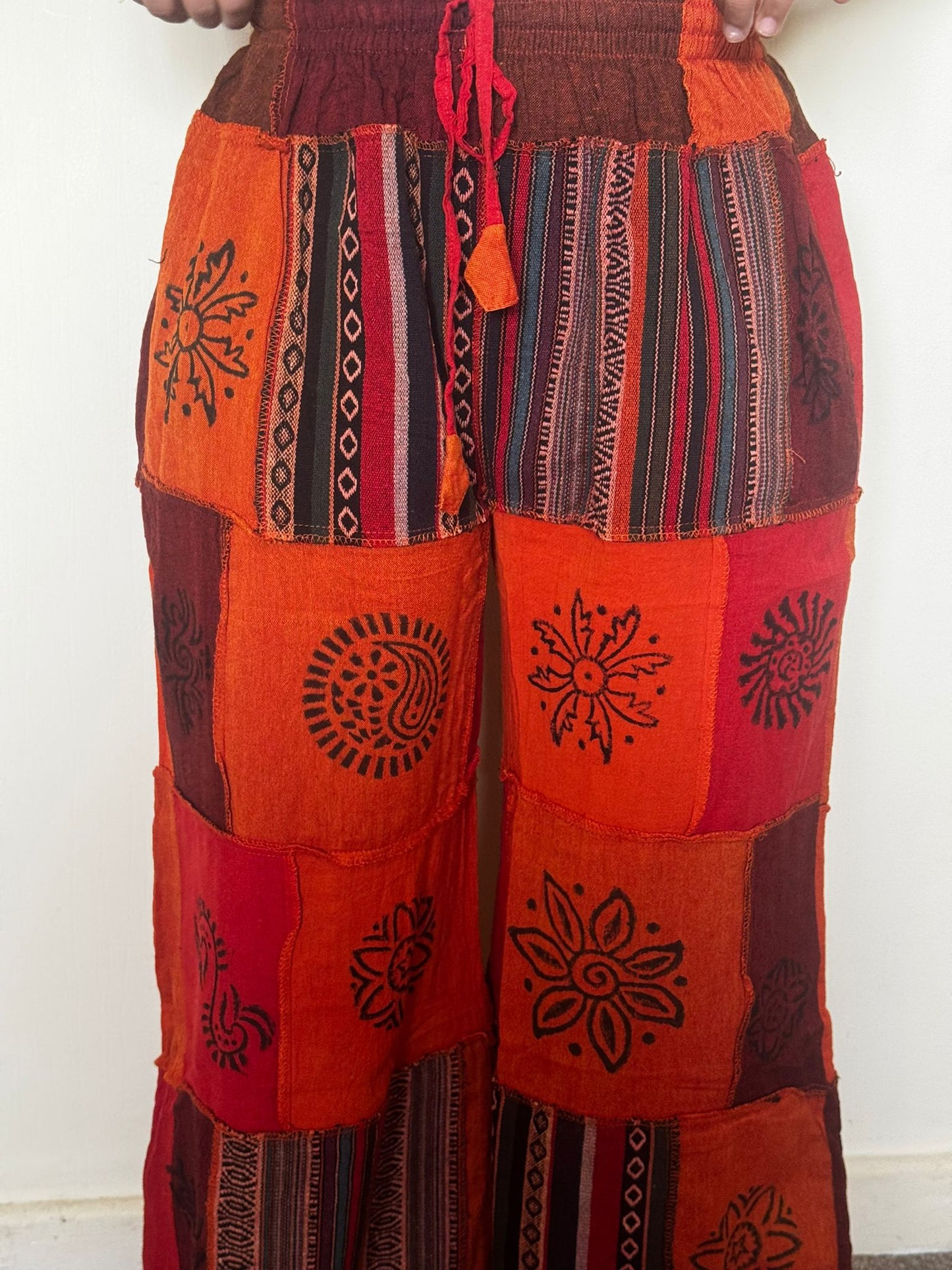 Patchwork Boho Pants