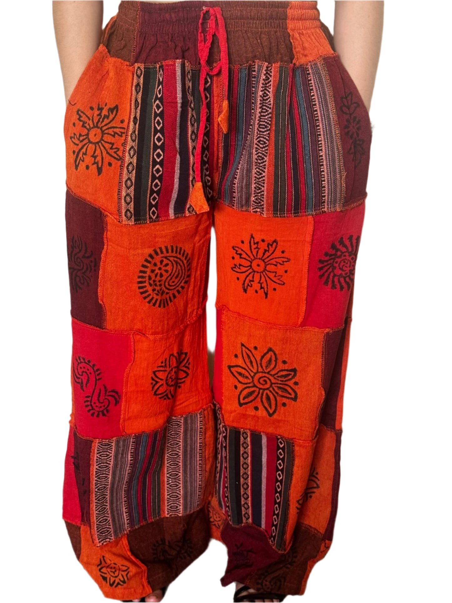 Patchwork Boho Pants