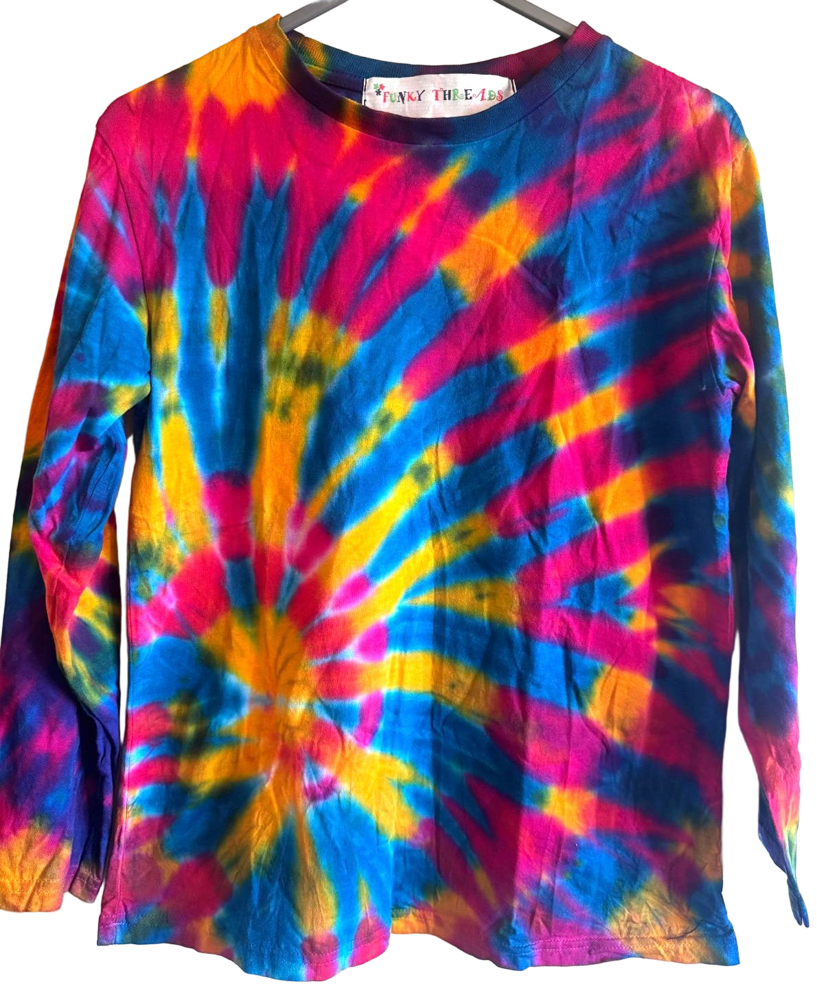 Kids’ Spiral Tie-Dye Long Sleeve Shirt