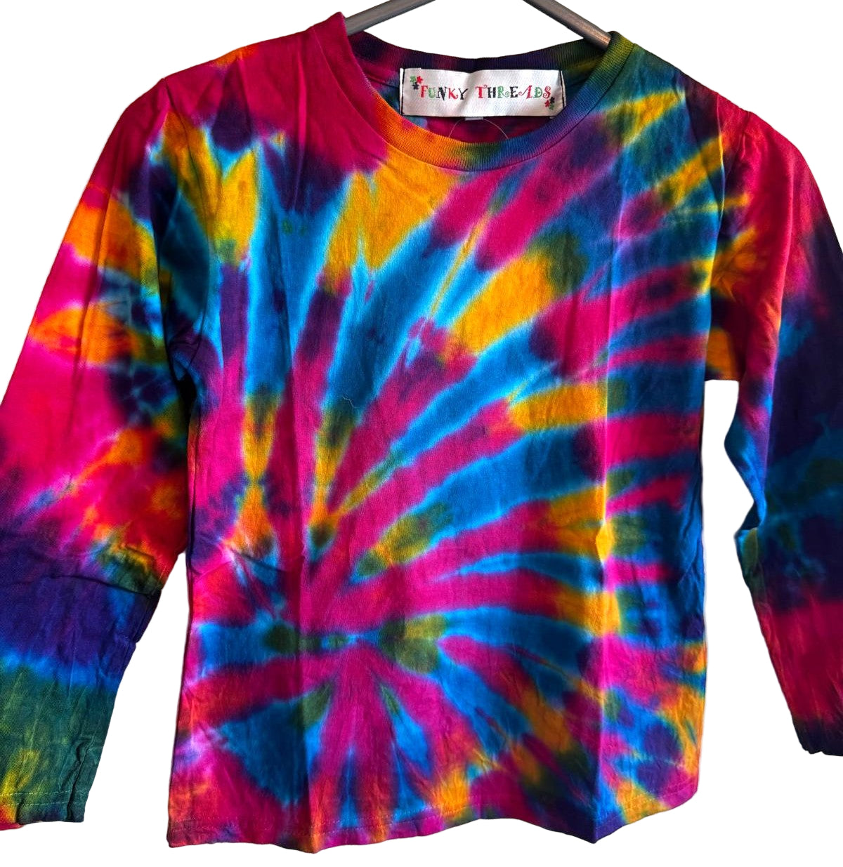 Kids’ Spiral Tie-Dye Long Sleeve Shirt