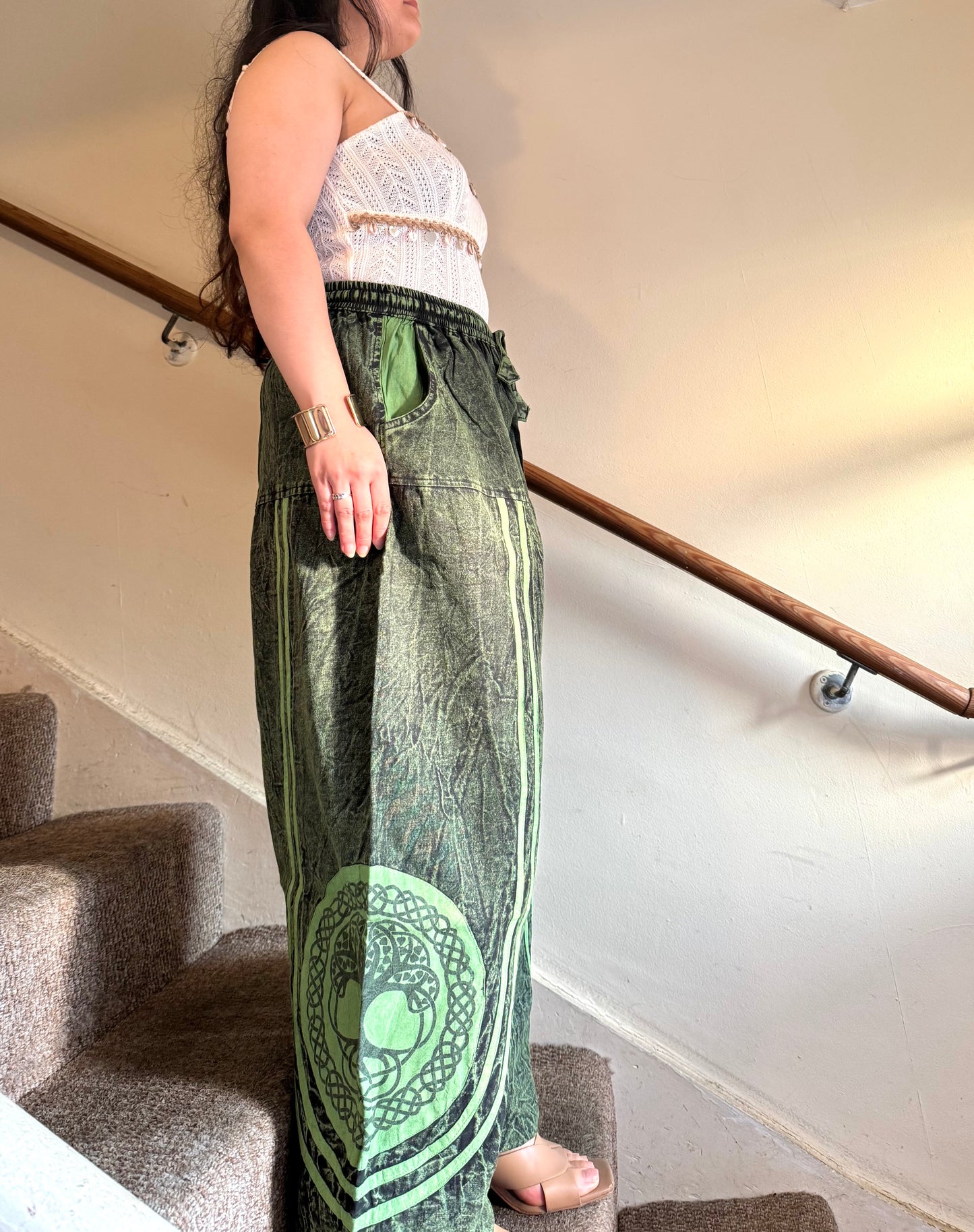 🌈 “Flowy, comfy & full of boho charm 🌿 Perfect for yoga, travel, or chill days — made with love in Nepal 💫 #BohoHaremPants #EthicalFashion”