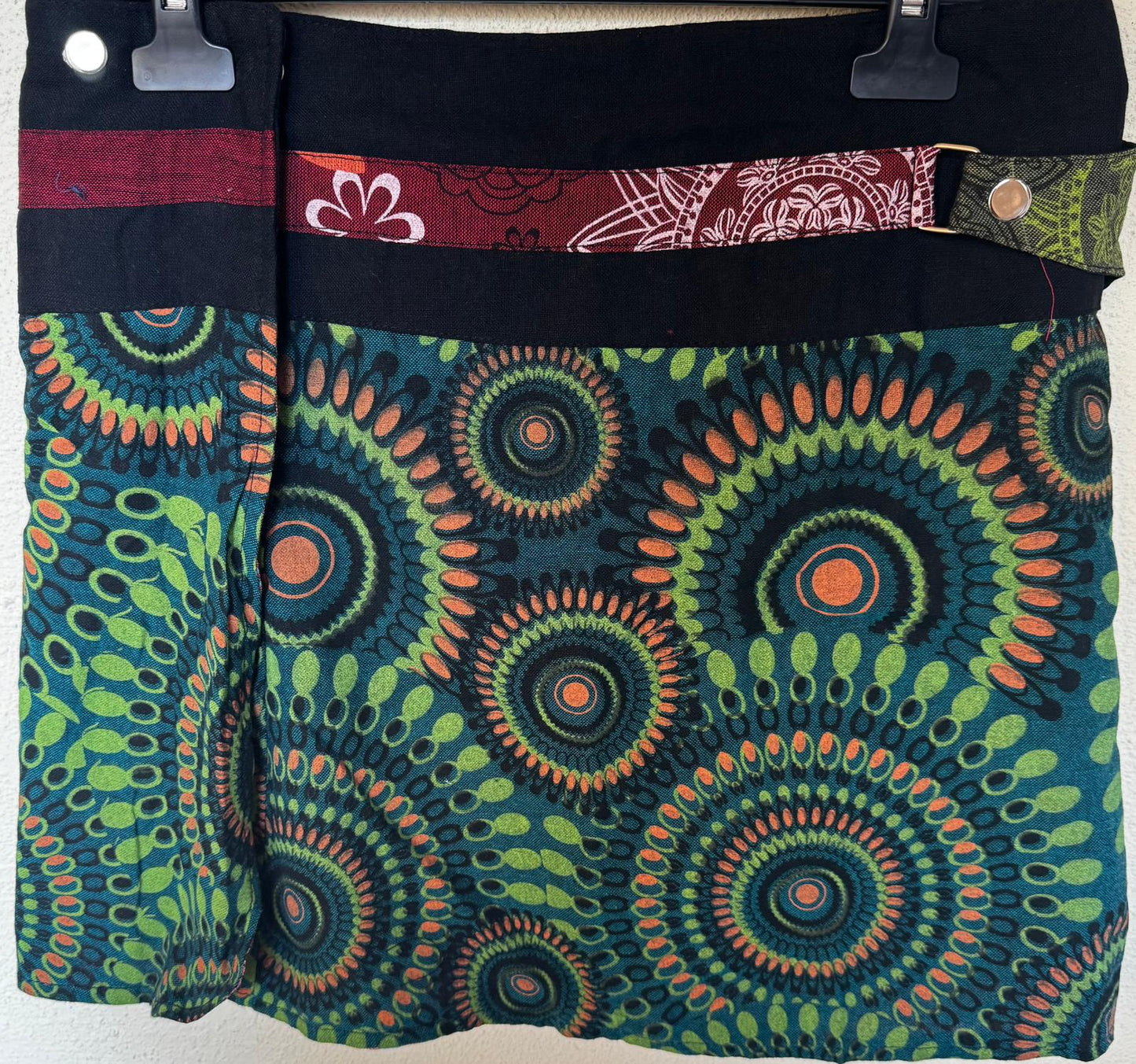 Reversible Handmade Boho Wrap Skirt