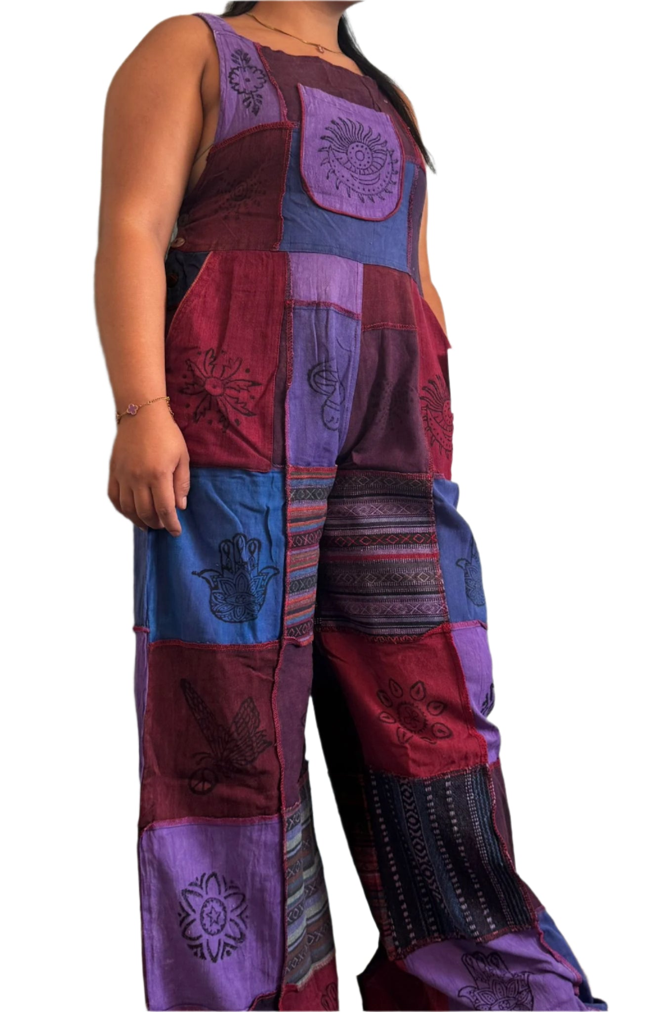 Multicolor Cotton Jumpsuit