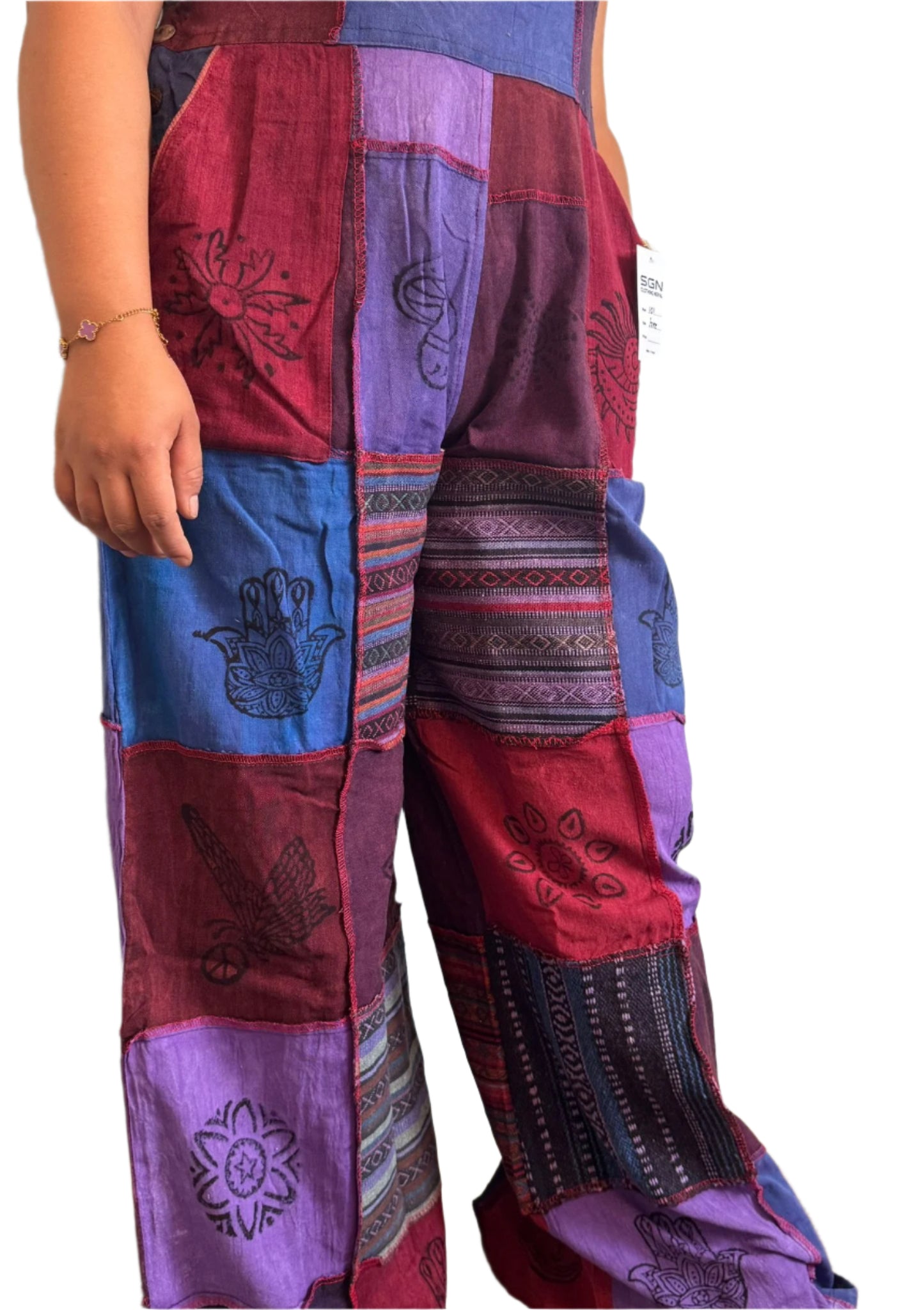 Multicolor Cotton Jumpsuit