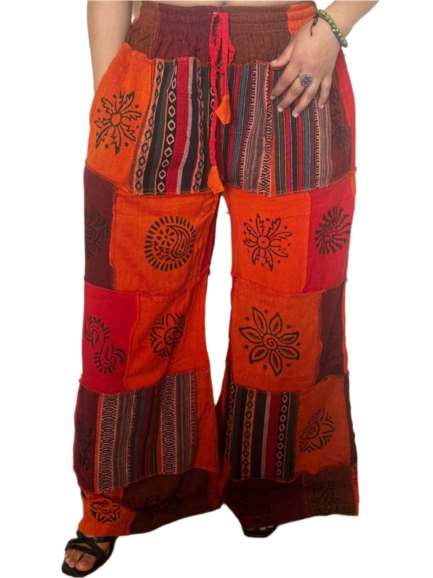 Patchwork Boho Pants