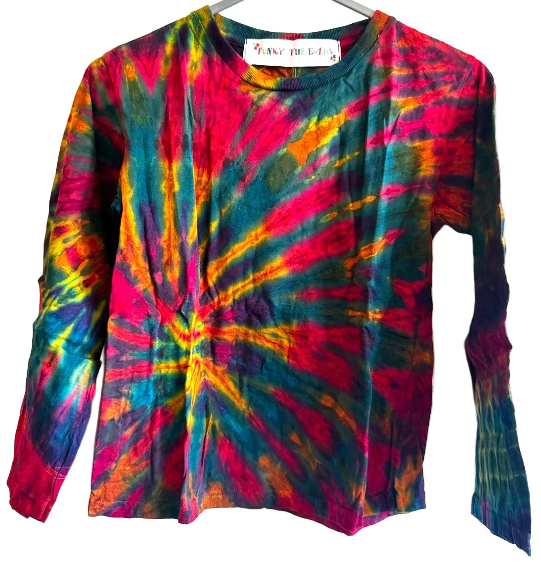 Kids’ Spiral Tie-Dye Long Sleeve Shirt